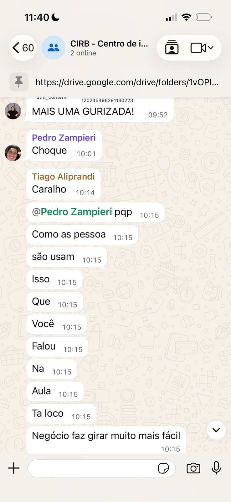 Depoimento real
